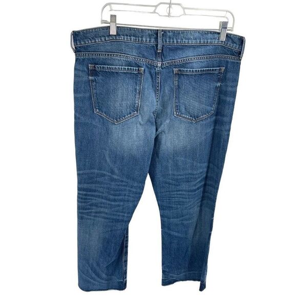 Banana Republic Womens Cropped Flare Jeans Denim Medium Wash Blue Size 32 - Picture 2 of 10